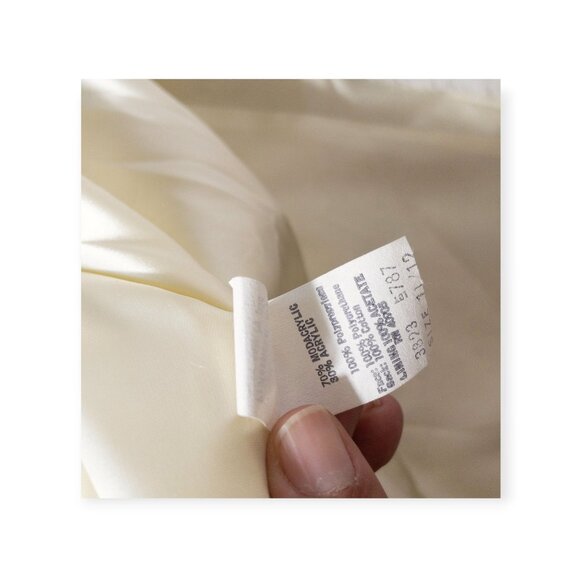 Vintage Cream Faux Fur Coat By Outerlayers SZ L Old Money Winter Coat Glamorous - Picture 8 of 11